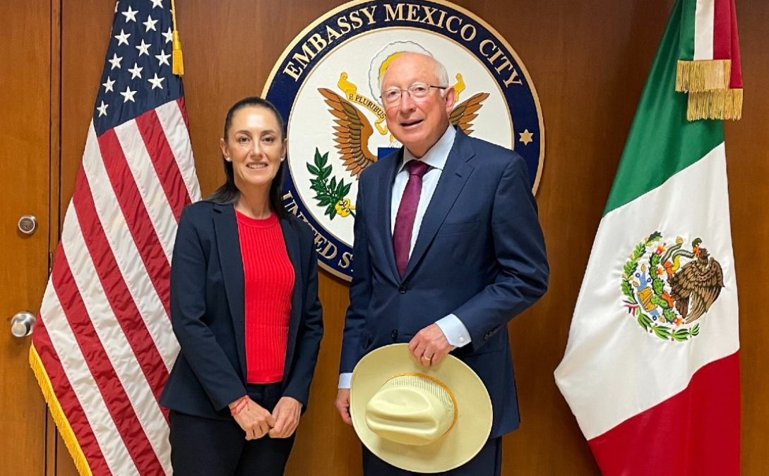 Ken-salazar-claudia-sheinbaum-relacion - Regios En México