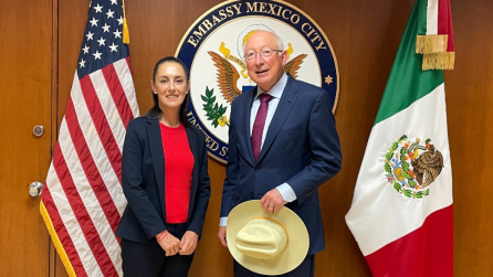 Ken-Salazar-Claudia-Sheinbaum-relacion