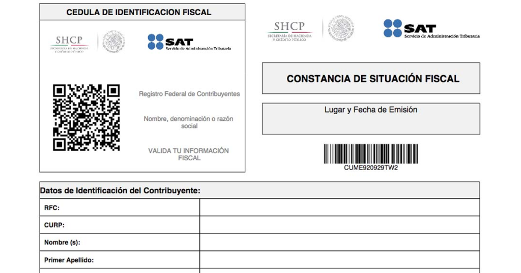 Image - Regios En México El Sat Elimina La Constancia De Situación Fiscal Y La Reemplaza Con La Cédula De Datos Fiscales, Un Documento Más Simple Para Facturar a Partir De 2025.