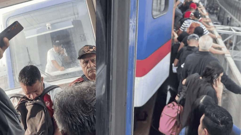 Desalojo-del-metro-en-la-estación-mitras - Regios En México Desalojo Del Metro En La Estación Mitras Por Los Mismos Usuarios