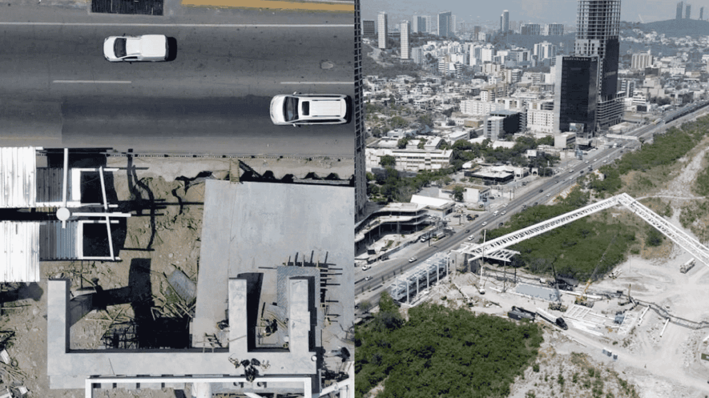 Morones Prieto - Regios En México Puente Del Metro Tapa Pluvial En Morones Prieto - Regios En México
