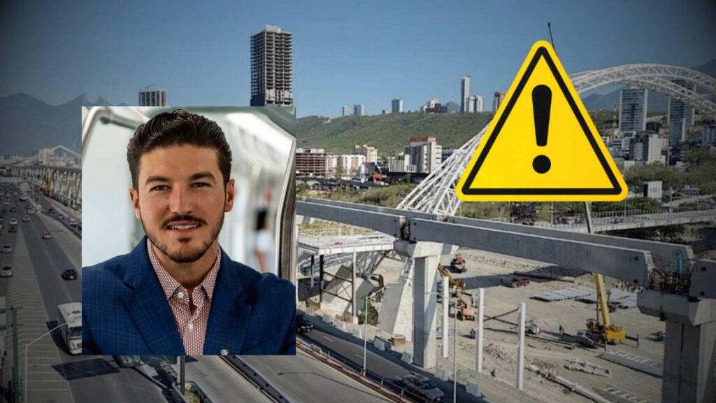 Samuel-garcia-sepulveda 1 - Regios En México Samuel García Sepúlveda En Una Fotografía Con El Fondo De Una Construcción Y Un Signo De Advertencia - Regios En México